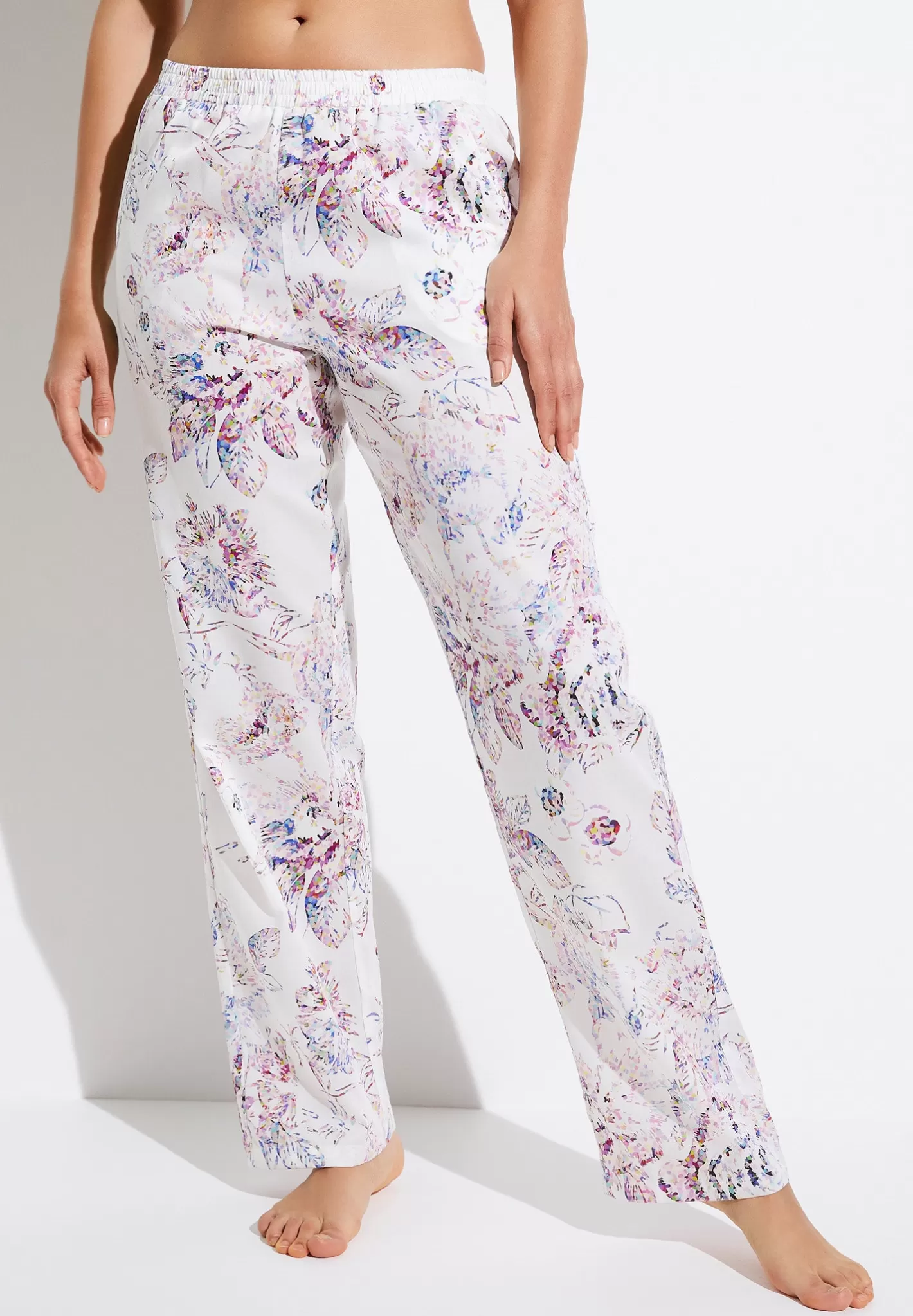 Store Cottonsateenprint Women Pants