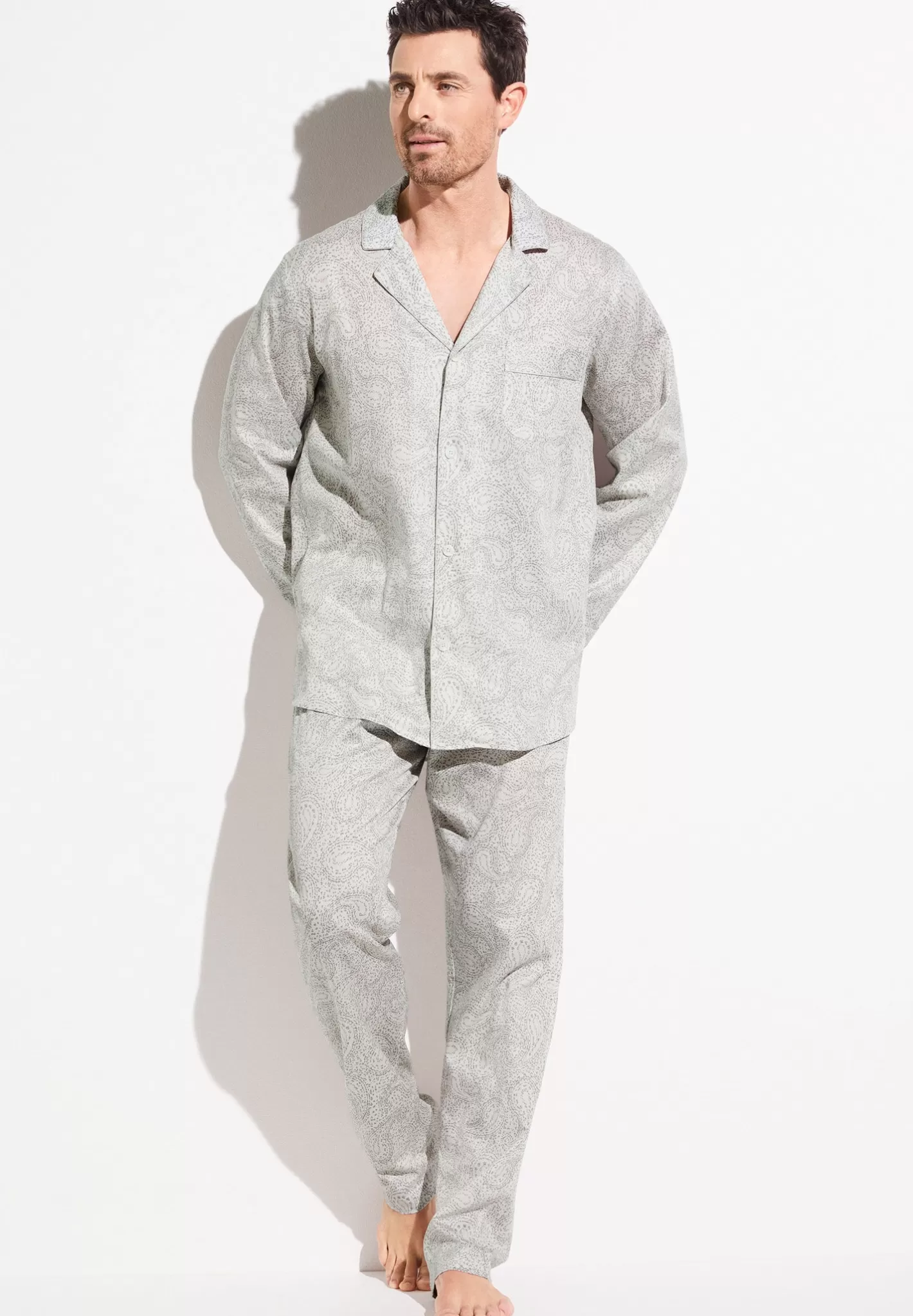 Fashion Cottonsateenprint Men Pyjamas