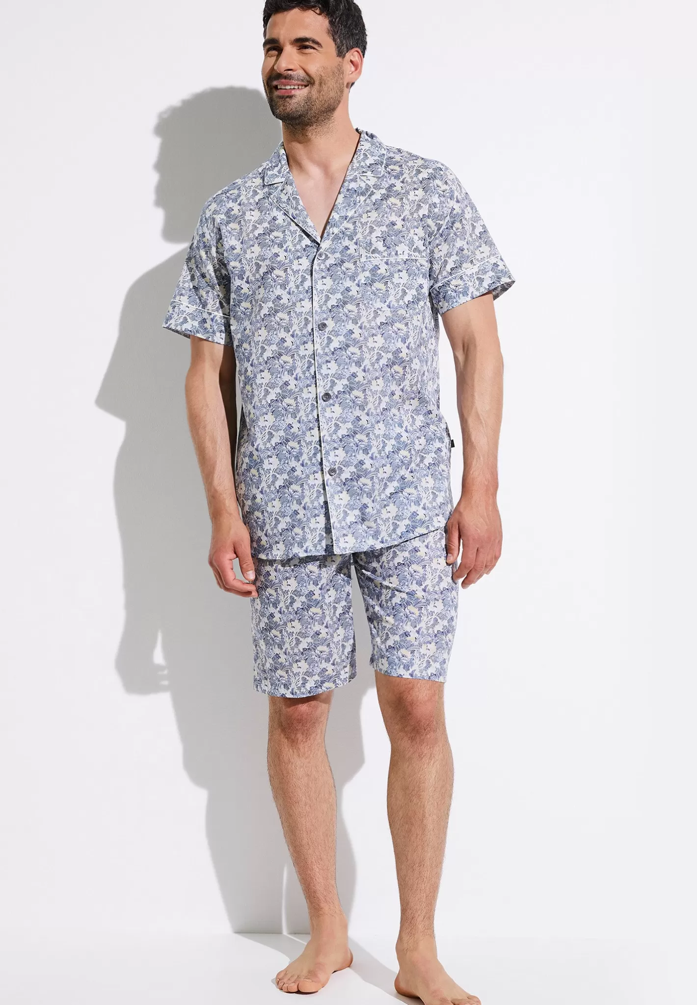 Hot Cottonvoileprint Men Pyjamas