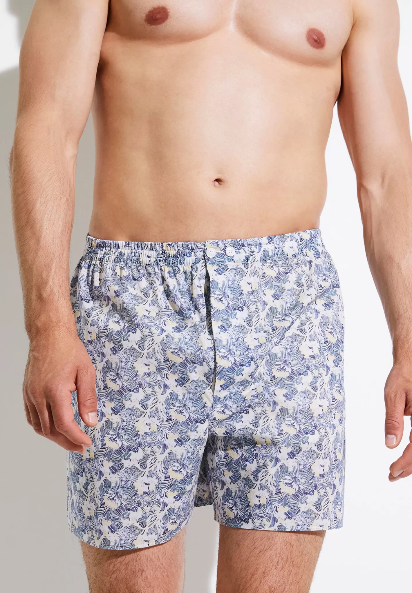 New Cottonvoileprint Men Boxer Shorts