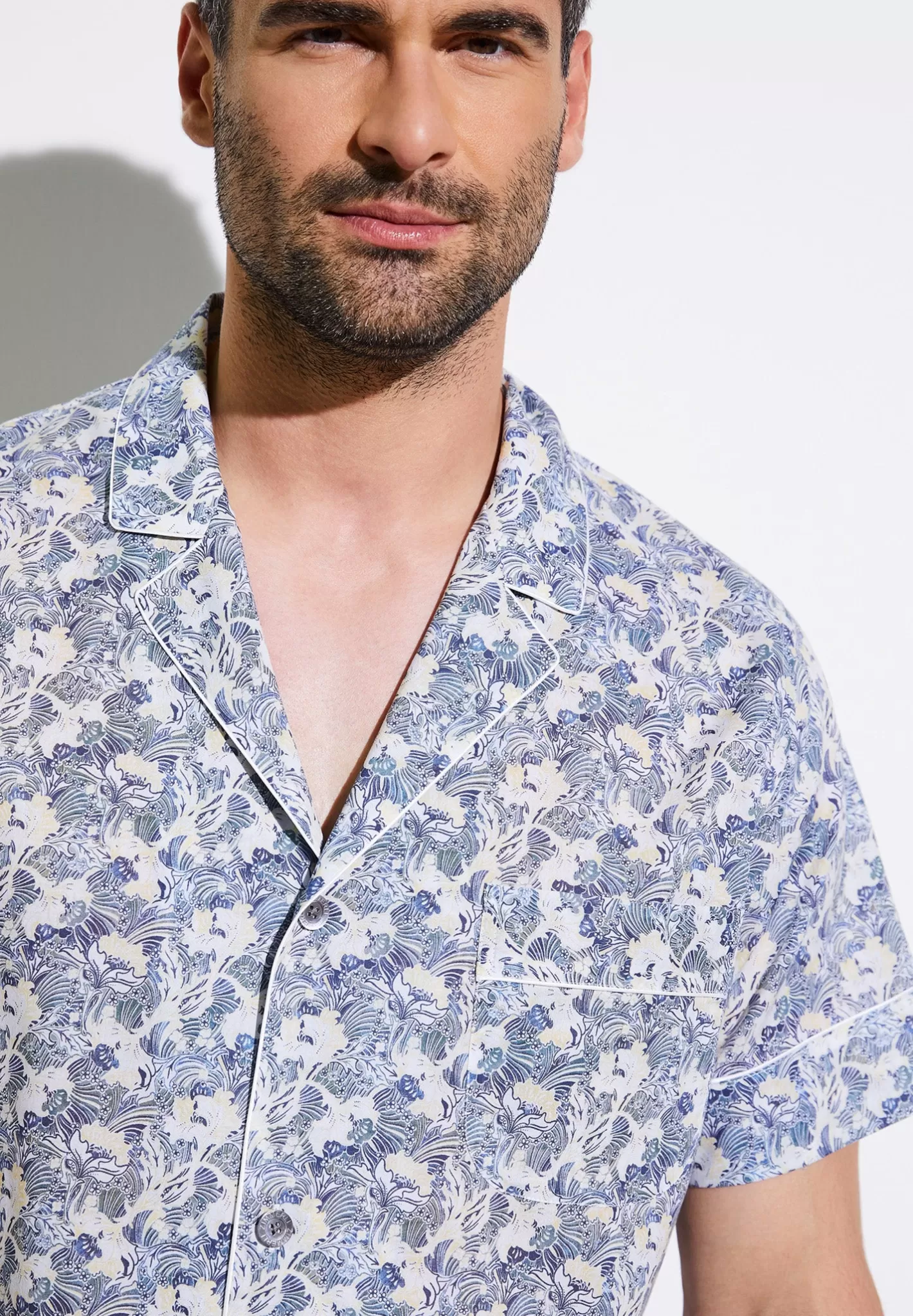 Hot Cottonvoileprint Men Pyjamas